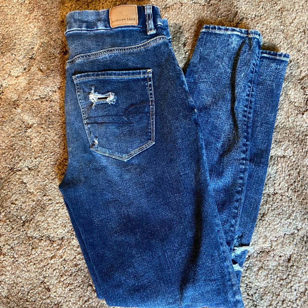 American Eagle High Rise Jeggings Size 6